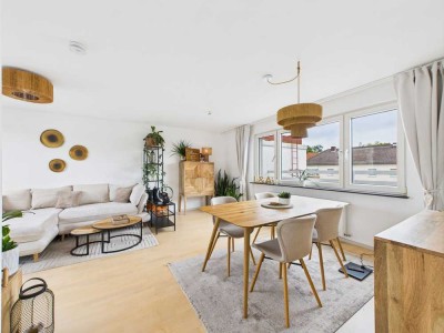 Helle Dachgeschosswohnung mit großer Terrasse in ruhiger Lage von Darmstadt