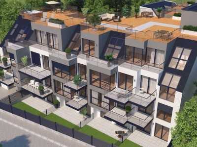 Rent 1-6 months all incl.! Penthouse Luxury with Skyline+Kahlenberg View &amp; 30sqm Roof Top Terrace! Garage! Air Condition!