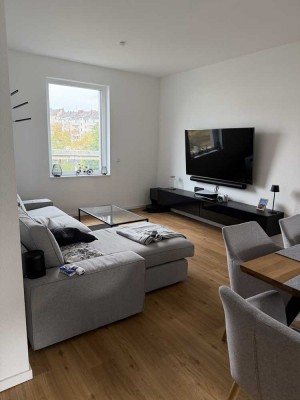 Moderne 2,5-Zimmer-Wohnung im Neubauquartier – zentrale Lage in Düsseldorf
