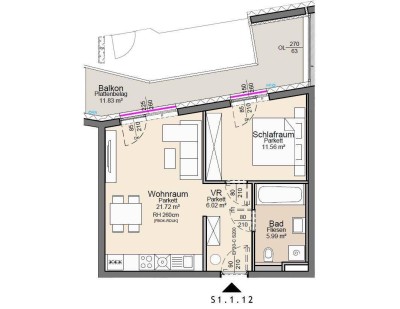 Moderne 2-Zimmer-Wohnung mit großem Balkon – Erstbezug &amp; Komfort