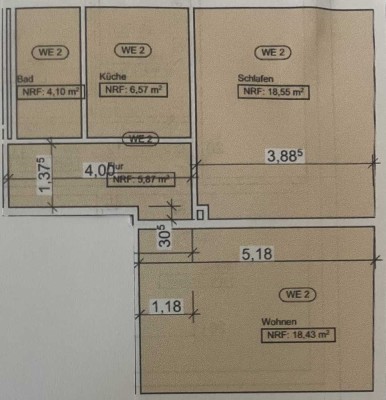 Attraktive 2-Zimmer-Hochparterre-Wohnung in Siegen