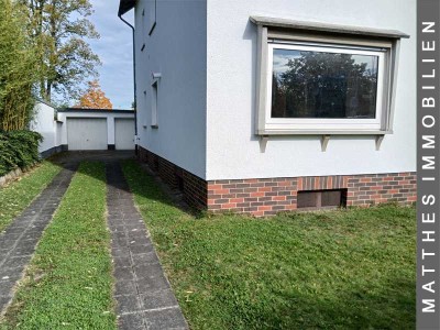 TEIL-MODERNISIERTE ERDGESCHOSSWOHNUNG MIT BALKON + GARAGE