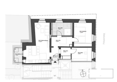 Erstbezug nach Renovierung: 3-Zimmer-Wohnung mit Balkon