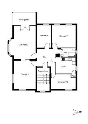 Sonnige 5-Zimmer Wohnung im 1. OG eines Berliner Altbaus in ruhiger Lage von Berlin-Lichtenrade
