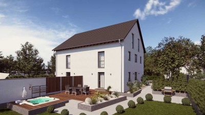 2x DHH in Bergen-OT mit Bergblick