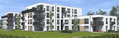 Erstbezug Neubau 3 Zimmer-Wohnung mit Terrasse und Gartenanteil