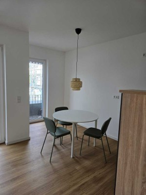 Voerde! Tolle möblierte Neubauwohnung mit Terrasse!!