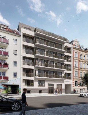 Helle 1-Raum-Wohnung mit EBK – nachhaltiger Neubau in Top-Lage