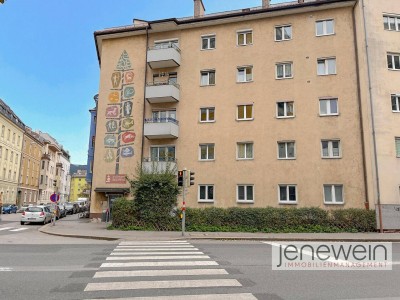 GROSSZÜGIGE, ZENTRALE 2-ZIMMER WOHNUNG, INNRAIN