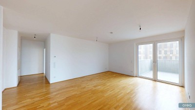 orea | Stilvolle 3-Zimmer Wohnung mit Balkon und und herrlichem Ausblick in der Seestadt | Smart besichtigen · Online anmieten