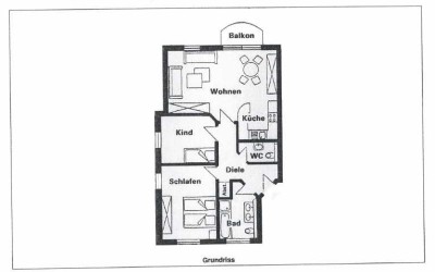 TOP 3-Zimmer-Wohnung im schönen Brieselang*Balkon*Gäste WC*Stellplatz