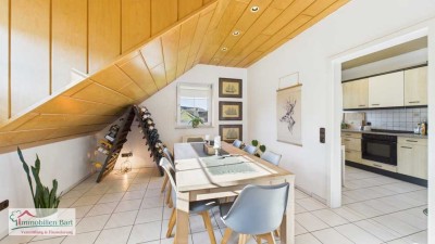 SAARBURG: 86 M² WOHNUNG, 2 SZ, GÄSTE-WC IN GUTER LAGE!