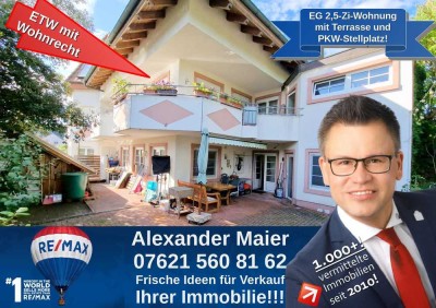 Interessante Chance für Kapitalanleger: günstige Wohnung mit Hof in Hauingen (Wohnrecht)