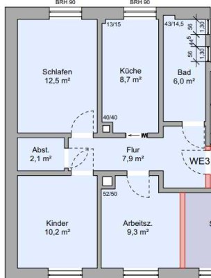 WE 03 Stilvolle 3-Zimmer-Wohnung mit gehobener Innenausstattung in Ilvesheim