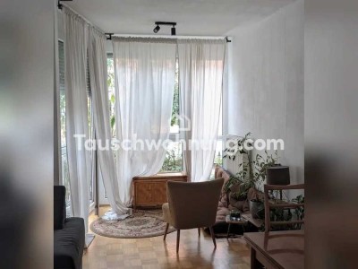 Tauschwohnung: 3 Zimmerwohnung mit Terasse auf 2 Ebenen EG und Souterrain