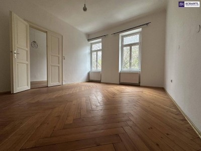 TOP-LAGE! Feine 3- getrennt begehbare Zimmer mit Wohnküche plus kleinem Innenhofbalkon! Zwischen LKH und UNI in 8010 Graz - ab sofort verfügbar!