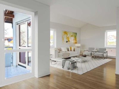 Großzügige 4,5 Zimmer-Wohnung, Wohnen auf zwei Ebene