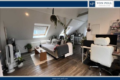 Lichtdurchflutete 2-Zimmer-Dachgeschosswohnung in zentraler Lage von Haan