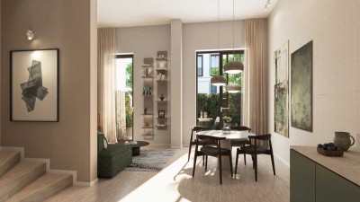 Wohnglück in Stuttgart-West: EH 40 QNG-Neubau, 3 Zimmer mit Garten, Eigentumswohnung zum Kauf