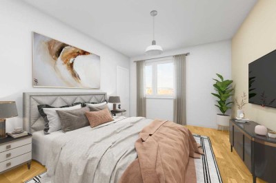 Genießen Sie die Morgensonne auf Ihrem Balkon - 3-Zimmer Neubauwohnung in Juni 2025 bezugsfertig