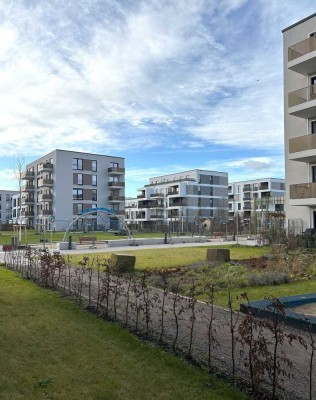 Familienfreundliche 4-Zimmer-Wohnung mit Terrasse und großzügigem Gartenanteil