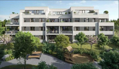 Traumhaftes Neubau-Penthouse direkt in Kronberg mit Dachterrasse und Balkon an den Obstwiesen