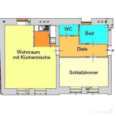 Provisionsfreie 2-Zimmerwohnung im Herz-Jesu-Viertel zwischen Schillerplatz und TU ab 01.09.2025