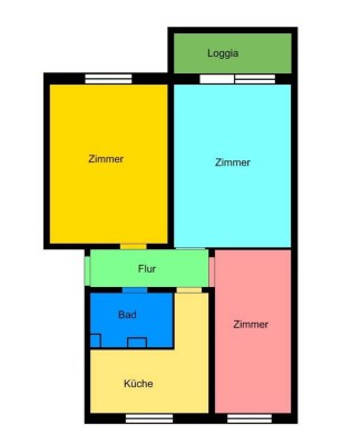 Großartig gelegene, ruhige 3-Zimmer-Wohnung in Potsdam- Waldstadt