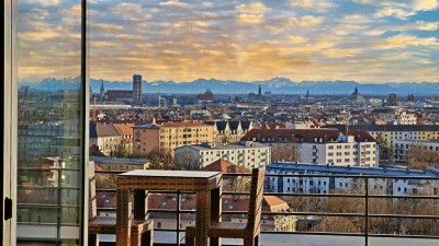 The PENTHOUSE No.1 - Ultimatives Wohnen im Himmel über Schwabing - PROVISIONSFREI