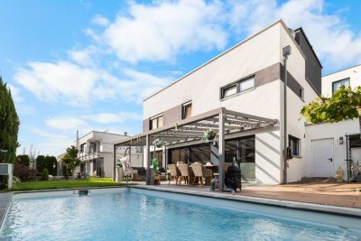 Modernes und Energieeffizientes A+ Einfamilienhaus mit ELW und Wellness-Faktor in 1A-Lage!