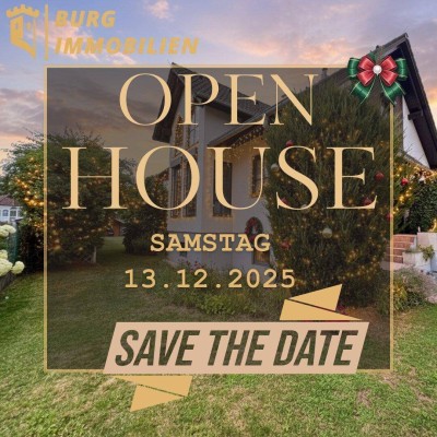 OPEN HOUSE am 13.12. – Familienfreundliches Einfamilienhaus mit großem Garten, nahe Wien &amp; Flughafen