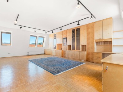 Nähe Augarten: Große 3-Zimmer-Wohnung mit Terrasse, Fernblick und Tiefgaragenplatz