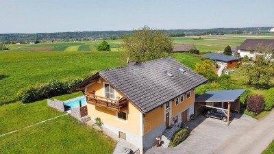 Idyllisches Landhaus mit großzügigem Waldgrund und Landwirtschaft