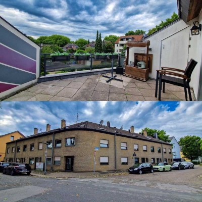 Moderne Wohnung mit großem Balkon in einem Dreifamilienhaus!