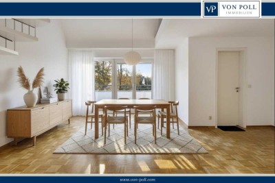 Großzügige Maisonettewohnung mit zwei sonnigen Loggien in gefragter Lage von Büderich