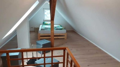 Klimatisierte, moderne, möblierte 3‑Zimmer Souterrain-Wohnung im 3. OG in Heilbronner Kernstadt