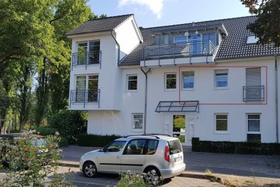 Top-Lage, ruhig, stadtnah - direkt am Rotbach, Balkon mit Blick ins Grüne