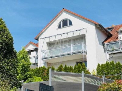 Sonnige 3-Zimmer Dachgeschoss-Maisonettewohnung mit tollem Ausblick in Leingarten!