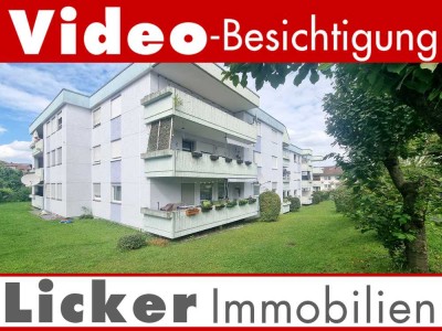 2,5 Zi.-EG-Wohnung mit Süd-Balkon und Garage