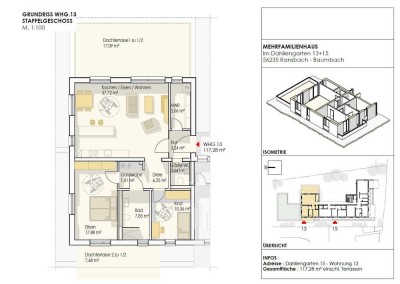 PROVISIONSFREI für Käufer!!!  Mit Dachterrasse, Kellerraum und 2 Tiefgaragen-Stellplätzen!