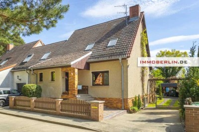 IMMOBERLIN.DE - Sehr gepflegtes Einfamilienhaus mit Sonnenterrasse + fantastischem Gartenareal