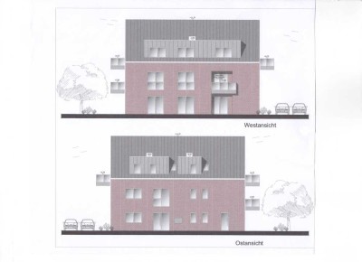 Neubau Komfortwohnung 2 Zimmer mit Terrasse und Gartenanteil