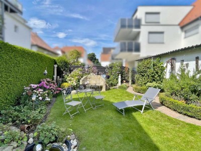 == Gemütliche DG-Wohnung für 2-3 Personen mit Garten in der Lemgoer Innenstadt  ==
