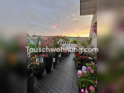 Tauschwohnung: Penthousewohnung mit wunderschöner Dachterasse