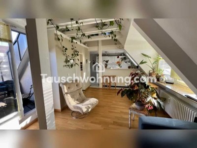 Tauschwohnung: 1.5 Zimmer Maisonette Wohnung mit Balkon nahe Europaplatz