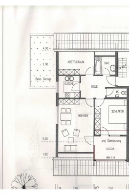 3-Zimmer-Dachgeschosswohnung in Backnang