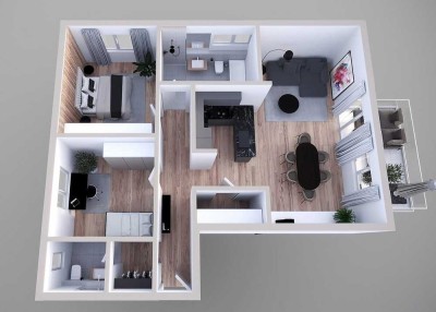 3-Zi. Neubauwohnung in Rheinsheim