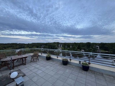 Kleines Studio mit gemeinschaftlichem Garten und Dachterrasse auf Wassergrundstück