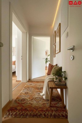 Wohnen mit Perspektive: moderne 3-Zimmer-Wohnung in zentrumsnaher Lage von Steyr – ideal für junge Erwachsene oder kleine Familien! Mit neuwertigem Badezimmer, individuellen Gestaltungsmöglichkeiten und KI-gestützter Visualisierung zur Inspiration!