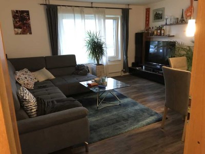 3 Zimmer Hochparterre-Wohnung, 63m² an der grünen Lunge von Korb  (teilmöbliert)